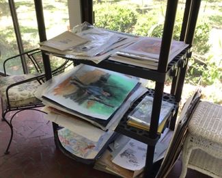 Dozens of Pastel Artwork