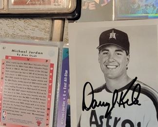 Darryl Kile autograph, Houston Astros memorabilia
