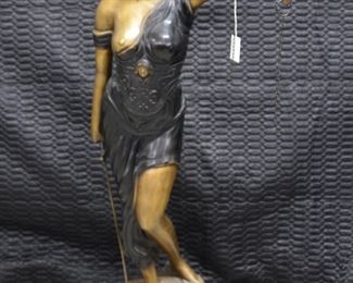 Bronze Lady Justice- 16"x 49'