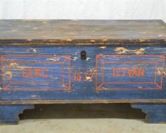 Blue Blanket Box- 1837