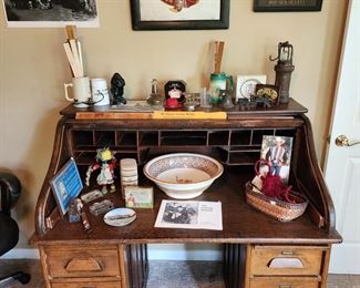 old Texas memorabillia & antiques. sorry roll top desk is not available