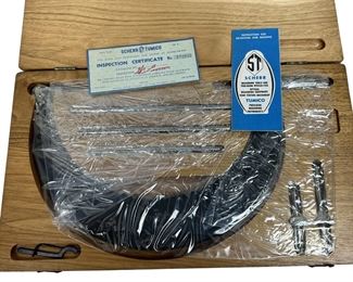 US Surplus Scherr-Tumico 6-9” Caliper Micrometer Gauge