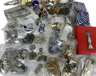 Asst. US & Foreign Military Insignia Lot