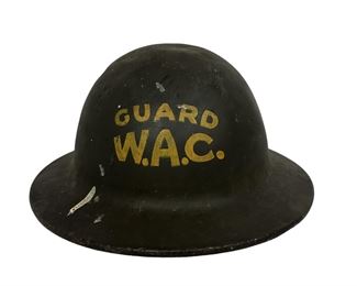 WWII W.A.C. Guard Helmet - Women's Army Corps