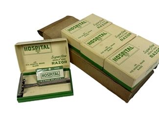 4 NOS Hospital Brand Superfine Double Edge Safety Razor Lot