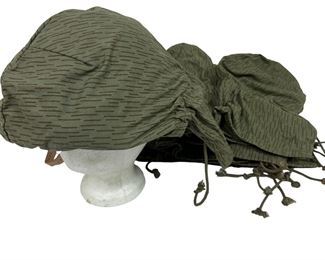 10 Surplus East German Helmet Cover Lot - helmet not included sizes may vary