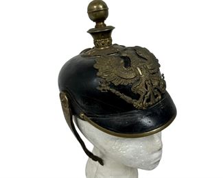 Antique German Pickelhaube Helmet