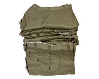 20 Pair Vintage US Military Khaki Pants Lot 34x31