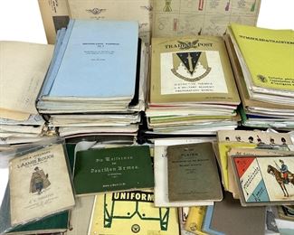 HUGE World Military Insignia & Uniform Reference Book / Material Lot