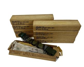 18 Surplus 1967 US M8A1 Bayonet Scabbard Lot