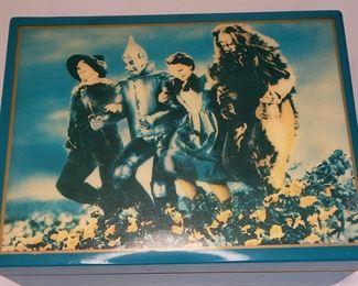 The Infamous Wizard of  Oz- The Poppy Field!  Large Wooden Music Jewelry Box- Stamped and Low Numbered. 