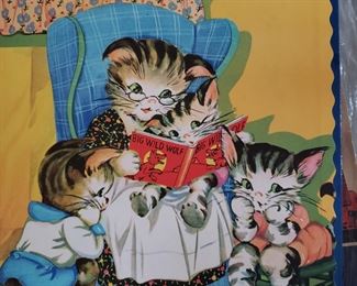 Vintage 1940 Children’s Book Kittens & Puppies Ruth E Newton’s Chubby Cubs