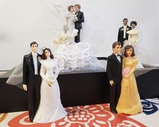 Vintage Wedding Cake Toppers