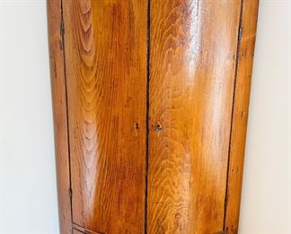 Continental corner cabinet with marble top