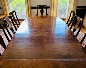 Drexel Heritage Dining Table (shown with two leaves)