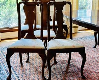 Queen Anne style dining chairs