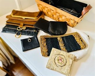 Vintage small leather goods