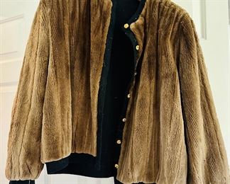 Vintage sheared fur jacket