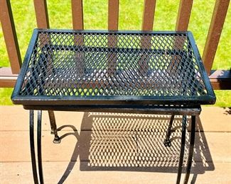 Wrought iron nesting tables