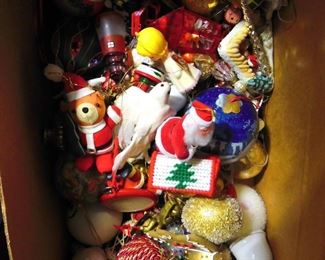 Box Lox of Christmas Ornaments