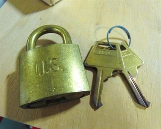 US Military Lock/Key