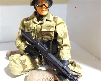 Military Action Figure, Fully Articulated