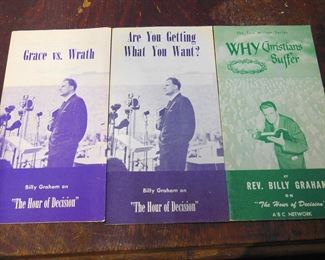 Billy Graham 1953 and 1955 Tracts