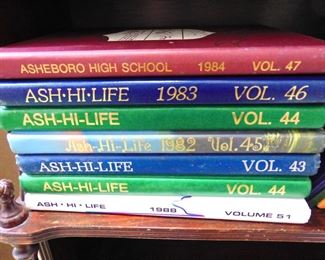 Asheboro High School Yearbooks 1980s