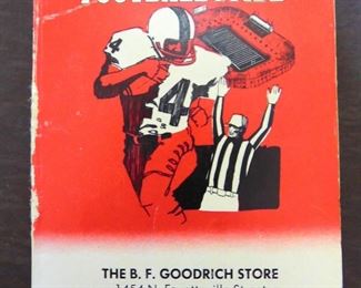 1974 Football Guide with Advertising
