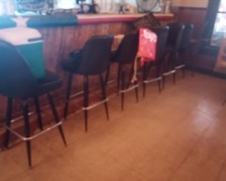 Bar stools, tables, chairs restaurant furnishings 