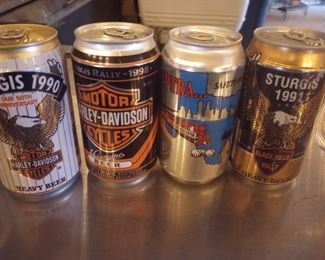 Collectable beer cans