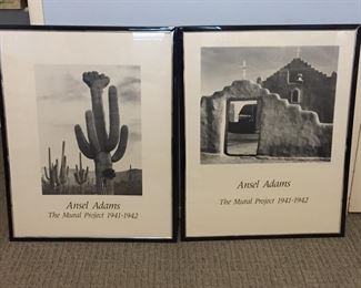 Ansel Adams framed prints