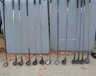 Taylor Made, Spaulding, Wilson, Cougar, King clubs