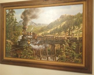 Train art and collectibles 