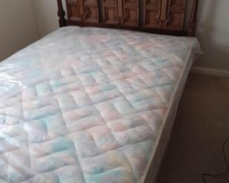 Queen size bed with very sturdy frame