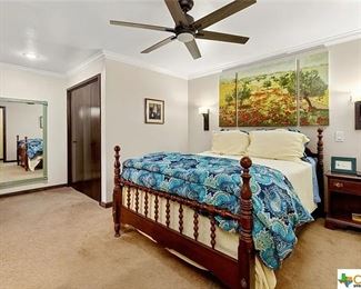 Queen size bed by Jamestown Sterling