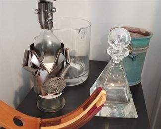 Barware and Decor. Very unique decanter 