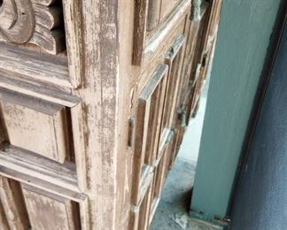 Unique carved bar with tile top