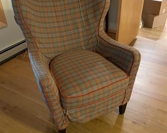 Upholstered chair from the Nest.
