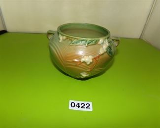 Roseville pottery Snowberry green  