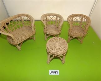 wicker doll furniture