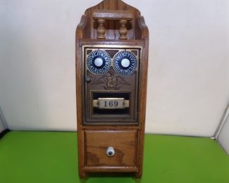 USPS PO box bank w/combination