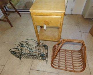 bamboo magazine rack