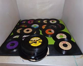 bulk lot of vinyl singles