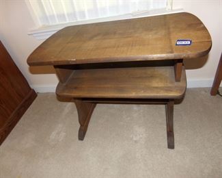 antique library table