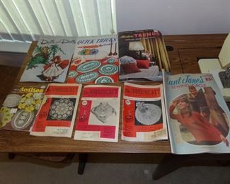 Vintage sewing books