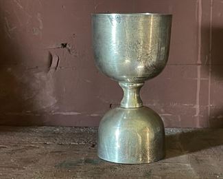 Sterling silver cocktail jigger