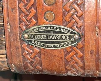 George Lawrence Company fishing creel