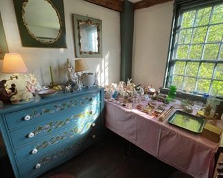 Antique painted chest