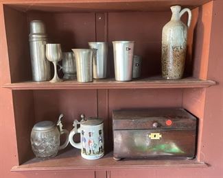 Antique tea caddy